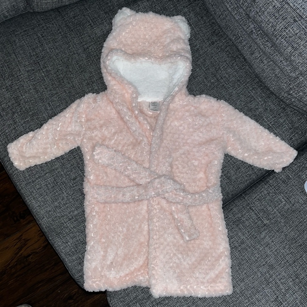 Baby Girl Plush Robe - Picture 3 of 6